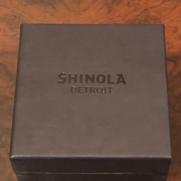 Shinola Watch - Like New - Never Worn and in box! - comes with two strap options